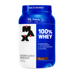 100% WHEY POTE CHOCOLAT MAXTITANIUM 900G