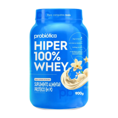 HIPER 100% WHEY BAUNILHA POTE PROB 900G