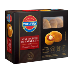 BOLINHO CARNE SECA C CATUPIRY 300G