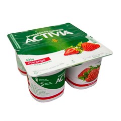 ACTIVIA POLPA MORANGO DANONE 340G