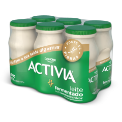 ACTIVIA LEITE FERMENTADO 6X75G = 450G