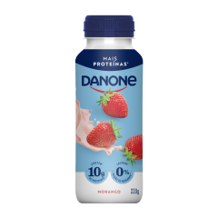 DANONE LIQUIDO PROTEIN MORANGO 220G