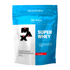 SUPER WHEY REFIL MORANGO MAXTITANIU 900G