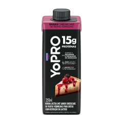 YOPRO UHT 15G CHEESECAKE FRUT VERM 250ML
