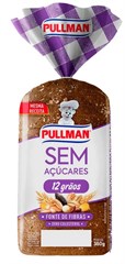 PAO SEM ACUCAR 12 GRAOS 350G PUL