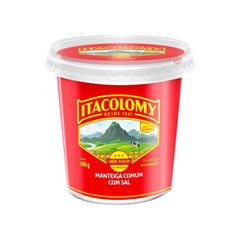 MANTEIGA ITACOLOMY COMUM C SAL 500G POTE
