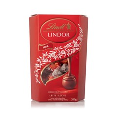 LINDT LINDOR CORNET AO LEITE 200G