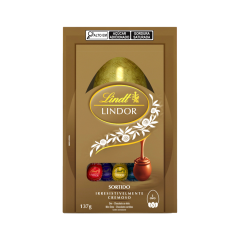 OVO PASCOA LINDT LINDOR SORTIDO 137G