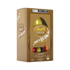 OVO PASCOA LINDT LINDOR SORTIDO 137G