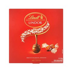 LINDT LINDOR CX PRESENT AO LEITE 112G