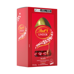 OVO PASCOA LINDT LINDOR AO LEITE 132,5G