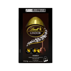 OVO PASCOA LINDT LINDOR DARK AMARGO 132G
