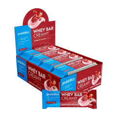 WHEY BAR CREAMY MORANGO PROB 12X38G