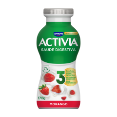 ACTIVIA LIQ MORANGO LTE FERM 170G